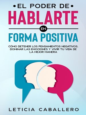 cover image of El poder de hablarte en forma positiva